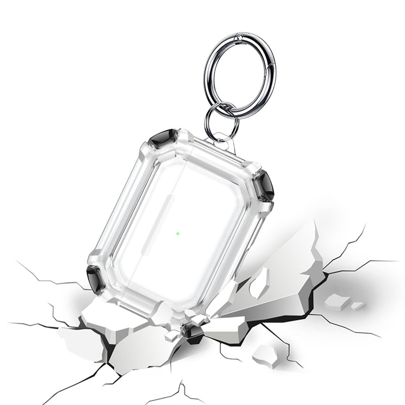 Load image into Gallery viewer, AirPods Pro Transparent Heavy Duty Protecive Case With Key Ring - Polar Tech Australia
