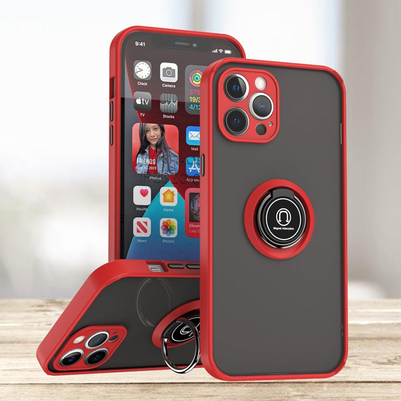 Cargue la imagen en el visor de la galería, Apple iPhone 11/Pro/Max TPU Magnet Ring Holder Case - Polar Tech Australia
