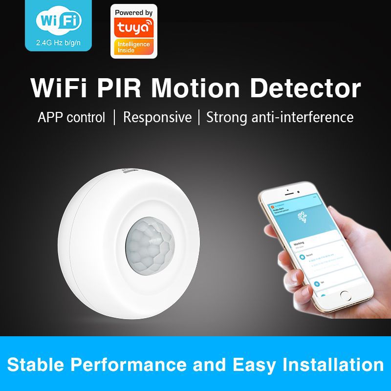 Load image into Gallery viewer, TUYA Battery &amp; Wired Powdered 360 Degree WIFI Infrared Detector PIR Motion Detect Sensor Smart Home Security - Polar Tech Australia
