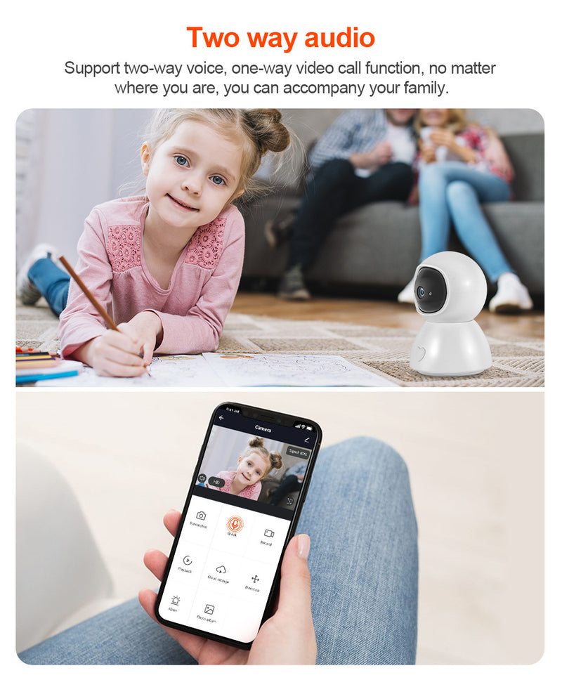 Load image into Gallery viewer, [TUYA Smart Home][Support Dual 2.5GHz/5GHz Band WIFI] Full HD 4MP Wireless WIFI indoor Security Camera - Polar Tech Australia
