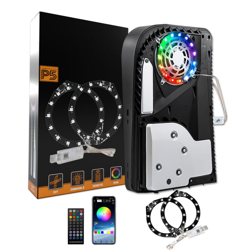 Load image into Gallery viewer, PlayStation 5/PS5 -  USB Powered RGB Light Decoration Strip DIY Kit - Game Gear Hub
