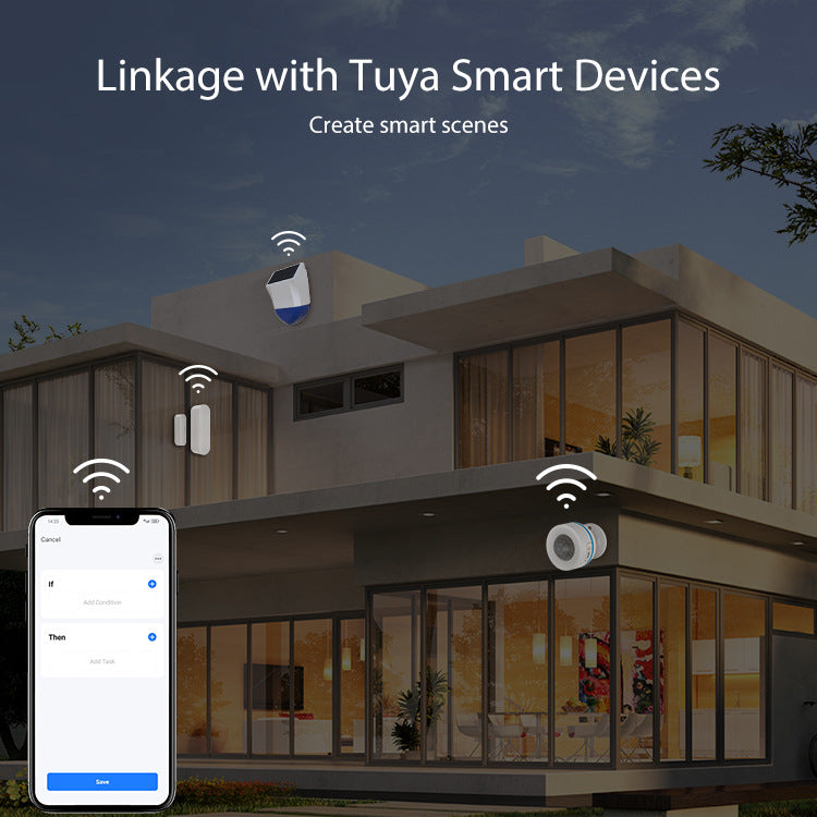 Load image into Gallery viewer, [TUYA Smart Home][Solar Powered] NEO Wireless Waterproof Outdoor Siren Light ans Sound Home Security Alarm - Polar Tech Australia
