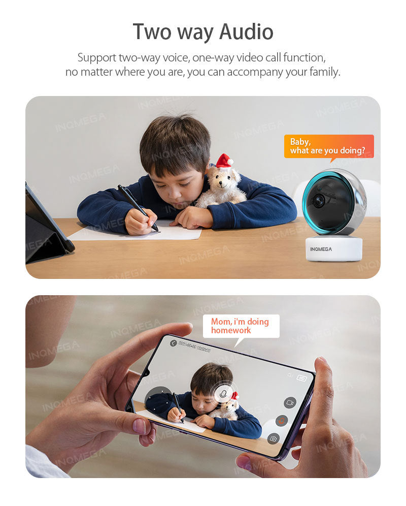 Cargue la imagen en el visor de la galería, [TUYA Smart Home] 1080P HD Wireless WIFI indoor Security Camera - Polar Tech Australia
