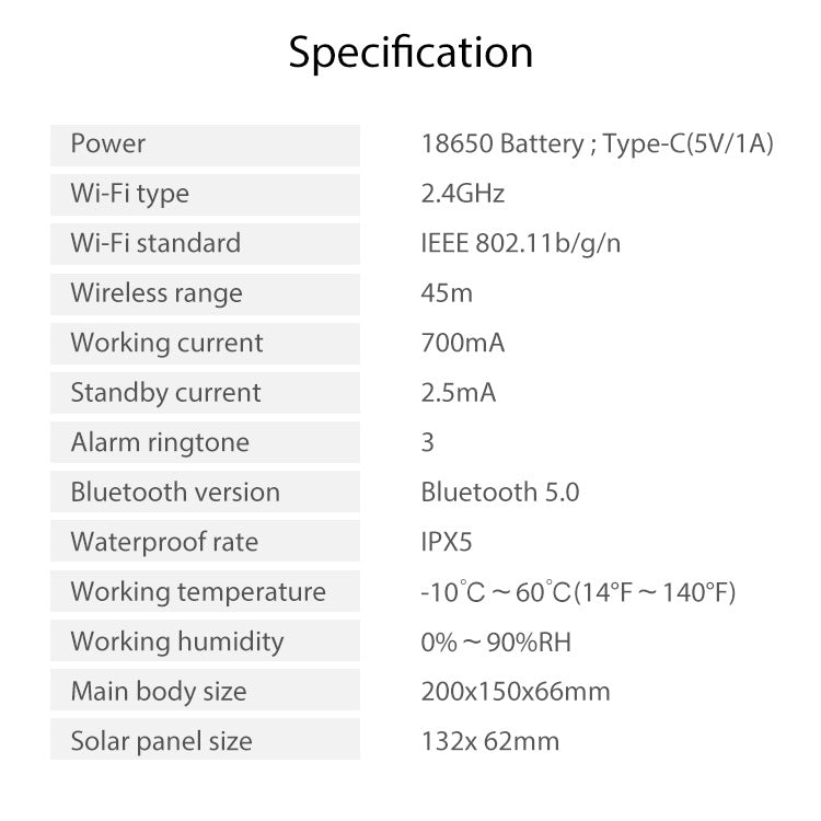 Load image into Gallery viewer, [TUYA Smart Home][Solar Powered] NEO Wireless Waterproof Outdoor Siren Light ans Sound Home Security Alarm - Polar Tech Australia
