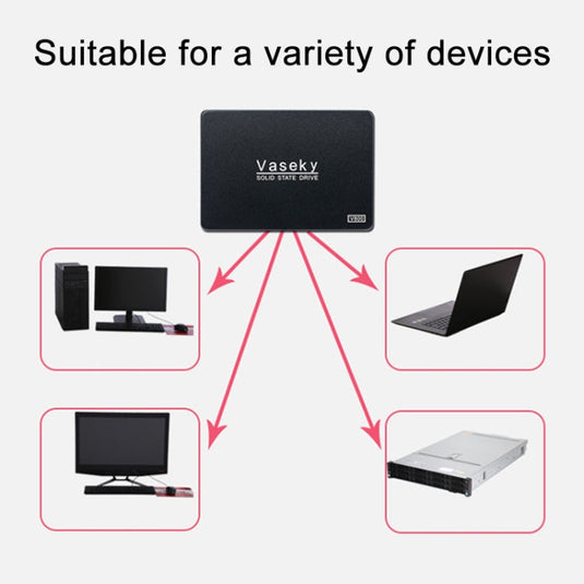 [512GB] Vaseky V800 2.5 inch SATA 3 6GB/S Laptop Computer PC SSD Solid Sate Hard Drive - Polar Tech Australia