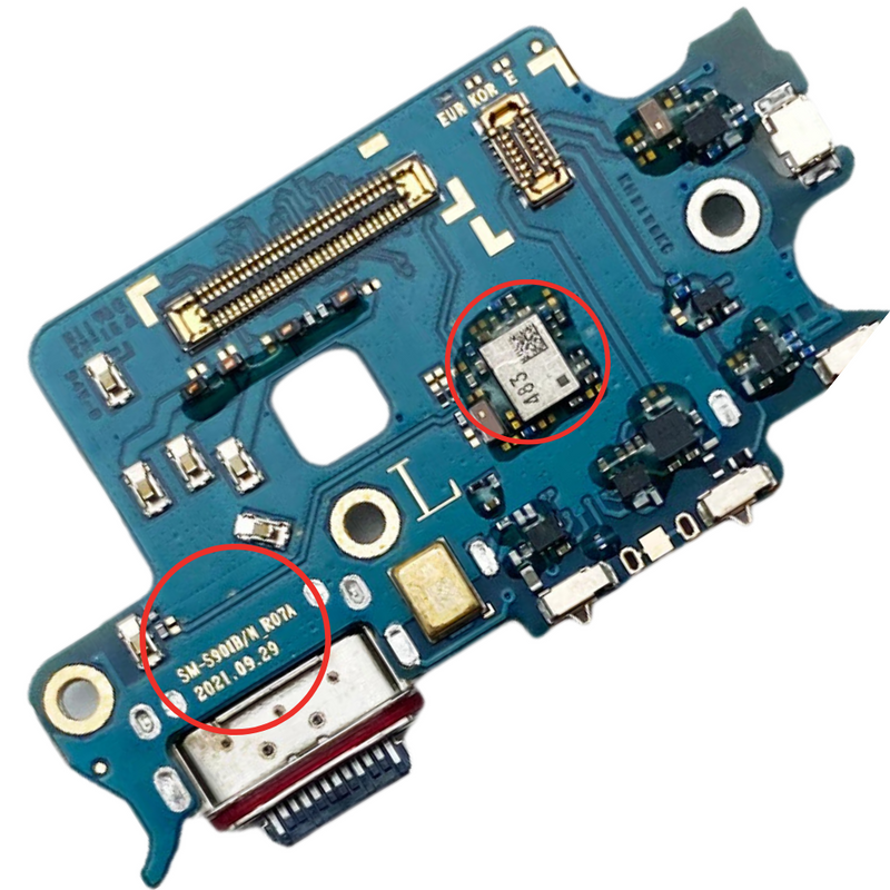 Load image into Gallery viewer, Samsung Galaxy S22 5G (SM-S901) Charging Port &amp; Sim Reader &amp; Mic Sub Board - Polar Tech Australia
