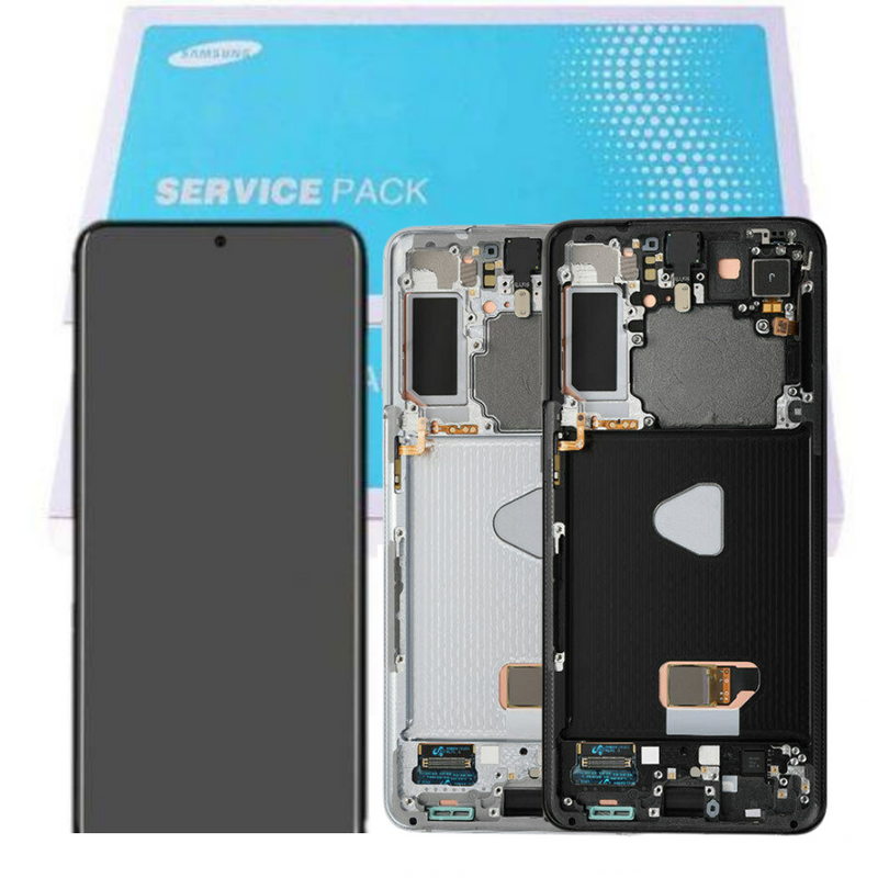 Load image into Gallery viewer, [Samsung Service Pack] Samsung Galaxy S21 (SM-G991) LCD Touch Digitizer Screen Assembly With Frame - Polar Tech Australia
