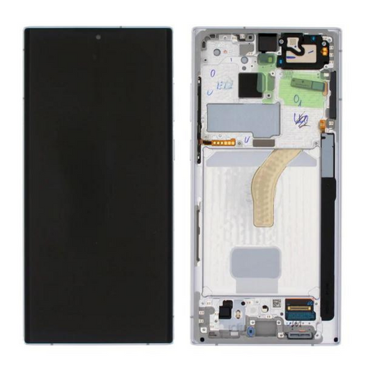 [Samsung Service Pack] Samsung Galaxy S22 Ultra (SM-S908) LCD Touch Digitizer Screen Assembly With Frame - Polar Tech Australia