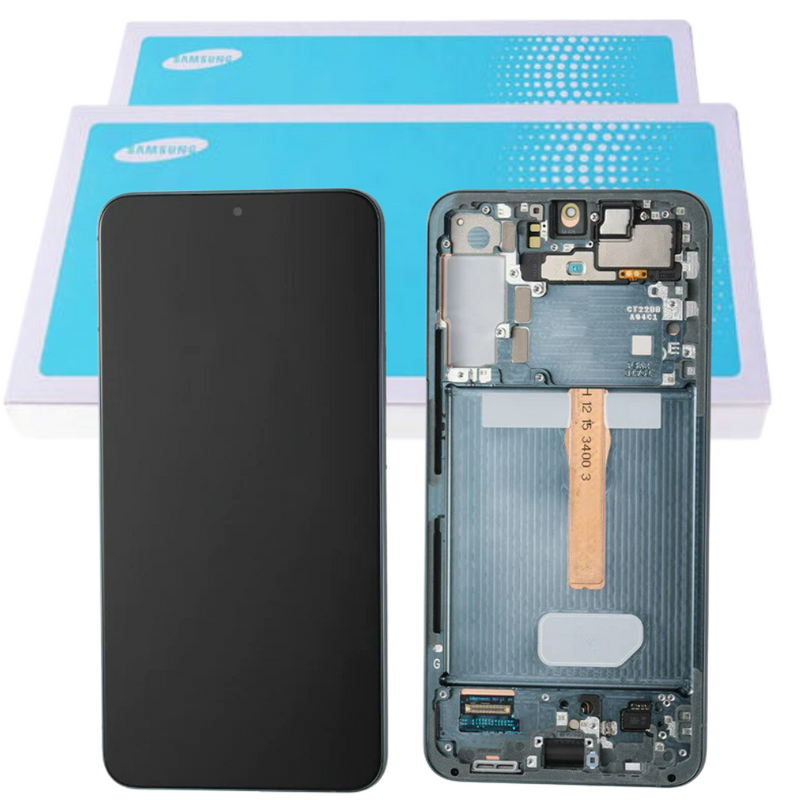 Cargue la imagen en el visor de la galería, [Samsung Service Pack] Samsung Galaxy S22 (SM-S901) LCD Touch Digitizer Screen Assembly With Frame - Polar Tech Australia
