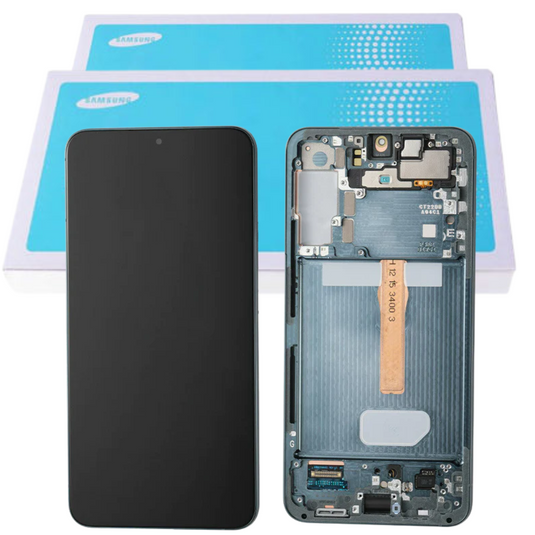 [Samsung Service Pack] Samsung Galaxy S22 (SM-S901) LCD Touch Digitizer Screen Assembly With Frame - Polar Tech Australia