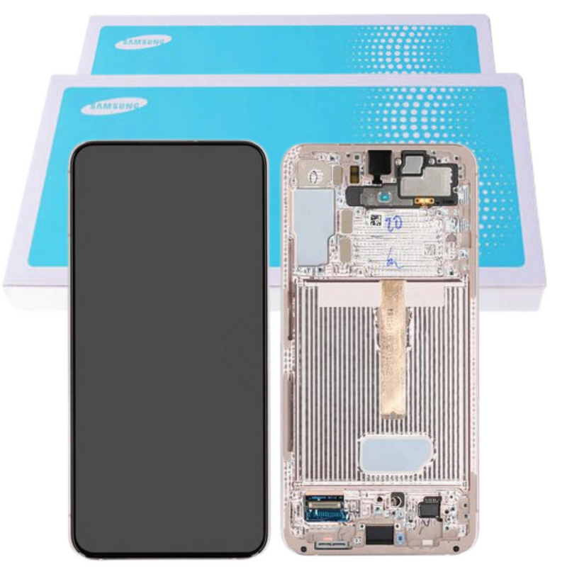 Load image into Gallery viewer, [Samsung Service Pack] Samsung Galaxy S22 (SM-S901) LCD Touch Digitizer Screen Assembly With Frame - Polar Tech Australia
