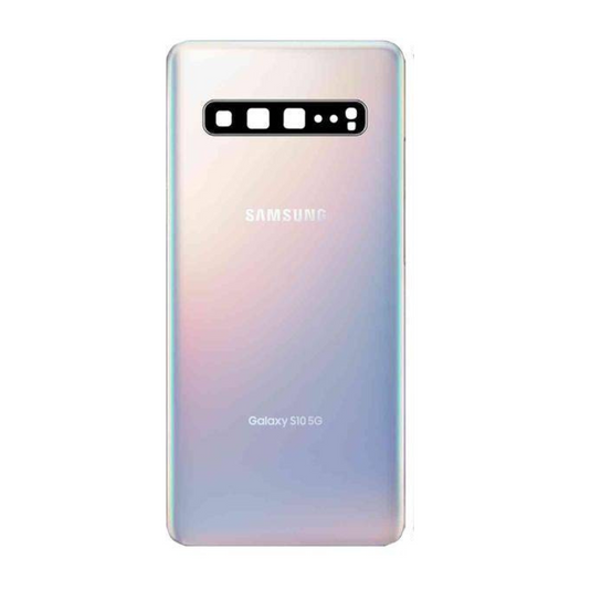 [With Camera Lens] Samsung Galaxy S10 5G Back Glass Battery Cover (Built-in Adhesive) - Polar Tech Australia
