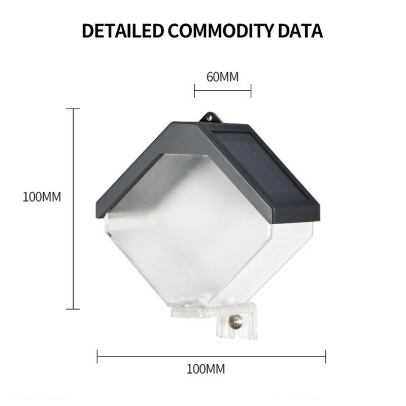 Cargue la imagen en el visor de la galería, Colourful Solar Wall Lights Outdoor 6LED Waterproof Wall Lamp for Balcony Patio Courtyards Fence Lamps Garden Décor Solar Outdoor Wall Light - Polar Tech Australia
