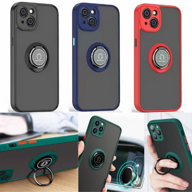 Apple iPhone X/XR/XS/Max TPU Magnet Ring Holder Case - Polar Tech Australia