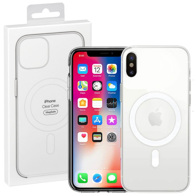 Load image into Gallery viewer, [MagSafe Compatible] Apple iPhone X/Xs/Xr/Xs Max Transparent Clear Case Cover - Polar Tech Australia

