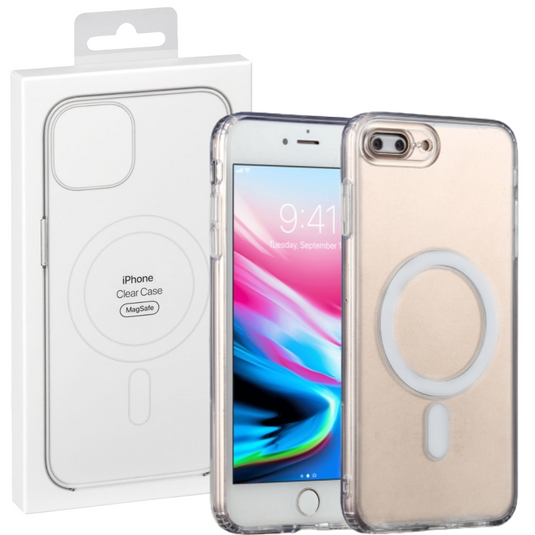 [MagSafe Compatible] Apple iPhone 8/SE2/SE3/Plus Transparent Clear Case Cover - Polar Tech Australia