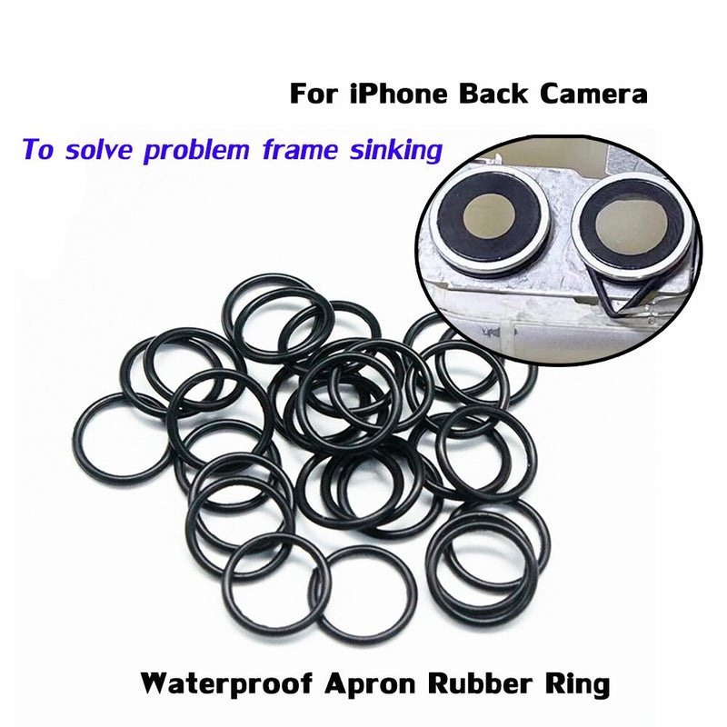 Load image into Gallery viewer, [50pcs] iPhone X-14 Pro Max Rear Camera Water Proof Rubber for Replacing Back Glass Repair - Polar Tech Australia
