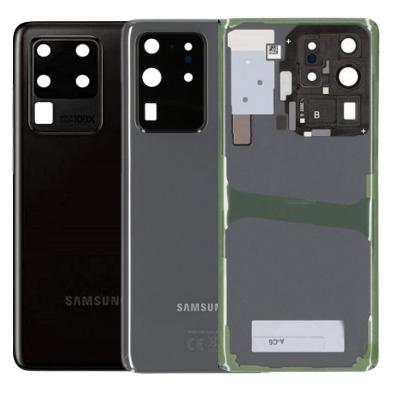 Cargue la imagen en el visor de la galería, Samsung Galaxy S20 Ultra (SM-G988) Back Glass Battery Cover With Camera Lens (Built-in Adhesive) - Polar Tech Australia
