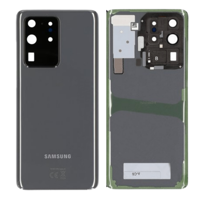 Cargue la imagen en el visor de la galería, Samsung Galaxy S20 Ultra (SM-G988) Back Glass Battery Cover With Camera Lens (Built-in Adhesive) - Polar Tech Australia
