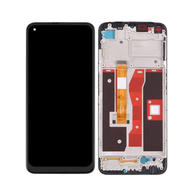 [With Frame] OPPO A76 (CPH2375) LCD Digitizer Display Touch Screen Assembly - Polar Tech Australia
