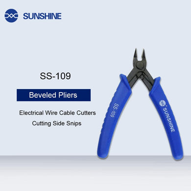 [S-109] Sunshine Multi-Functional Beveled Pliers Pointed Pliers Electrical Wire Cable Cutters Cutting Side Snips Flush Pliers Nipper Tools - Polar Tech Australia