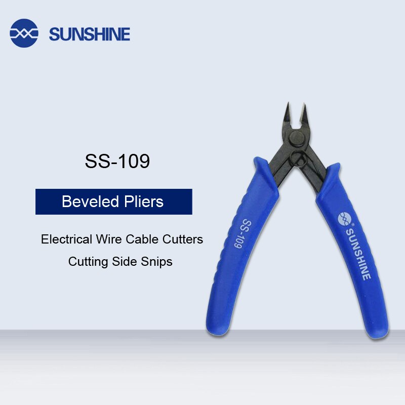 Load image into Gallery viewer, [S-109] Sunshine Multi-Functional Beveled Pliers Pointed Pliers Electrical Wire Cable Cutters Cutting Side Snips Flush Pliers Nipper Tools - Polar Tech Australia
