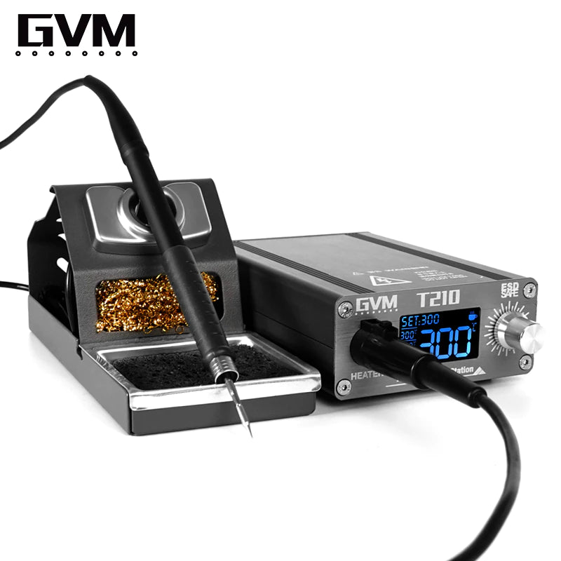 Cargue la imagen en el visor de la galería, [T210] SUNSHINE GVM Soldering Station Professional Mobile Phone Repair Tool Instant Temperature Soldering Station Quick Heating - Polar Tech Australia
