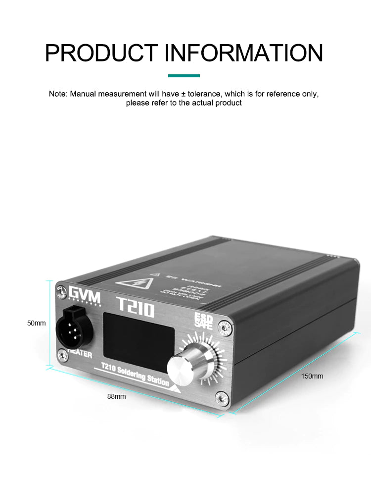 Load image into Gallery viewer, [T210] SUNSHINE GVM Soldering Station Professional Mobile Phone Repair Tool Instant Temperature Soldering Station Quick Heating - Polar Tech Australia
