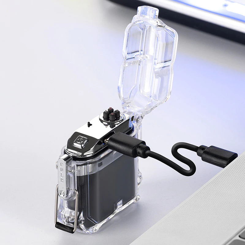 Chargez l&#39;image dans la visionneuse de la galerie, Cyber Punk Style Transparent Super Cool Windproof Waterproof Electric Cigarette Lighter Men Gift - Polar Tech Australia
