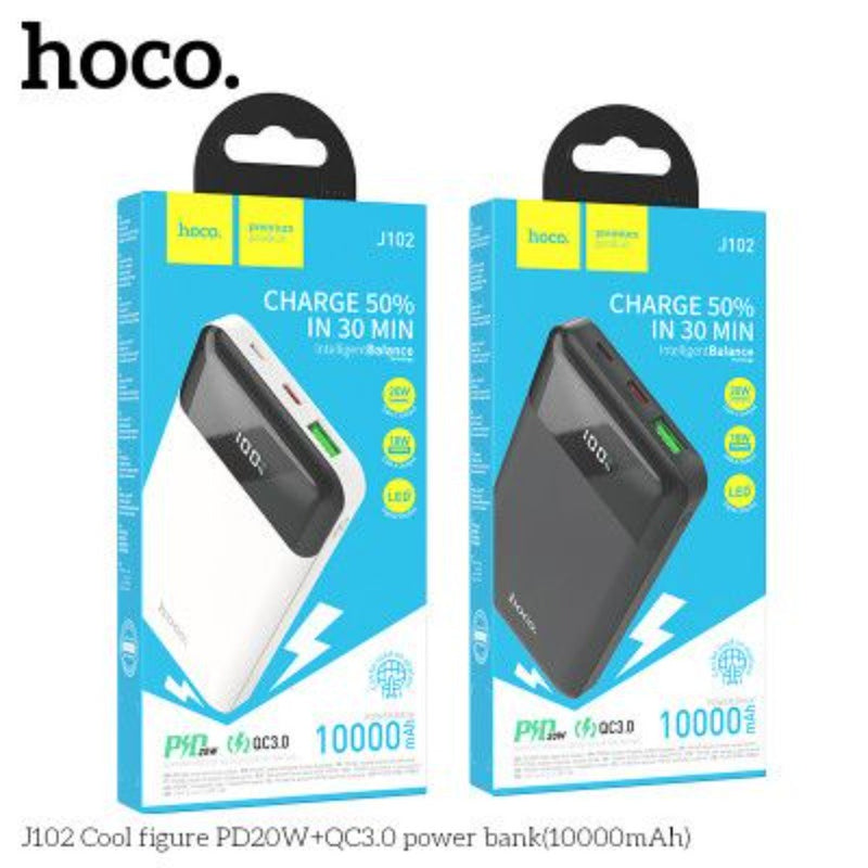 Power Bank HOCO 10000 mAh Cargador Portatil de 20w Carga rapida HOCO