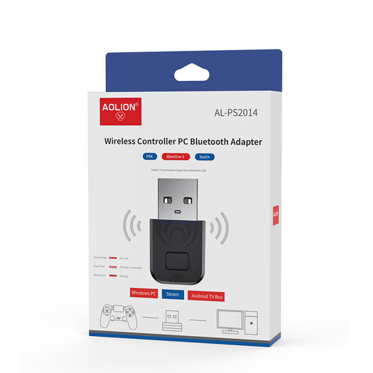  AOLION Bluetooth Adapter for PS4/PS5/Switch, Wireless