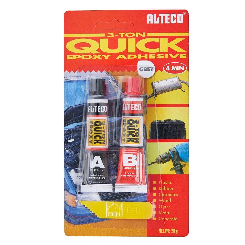 ALTECO 3 Ton / 4 Min Super Strong Heat Resistance Quick Epoxy Adhesive Laptop Hinge Repair Glue