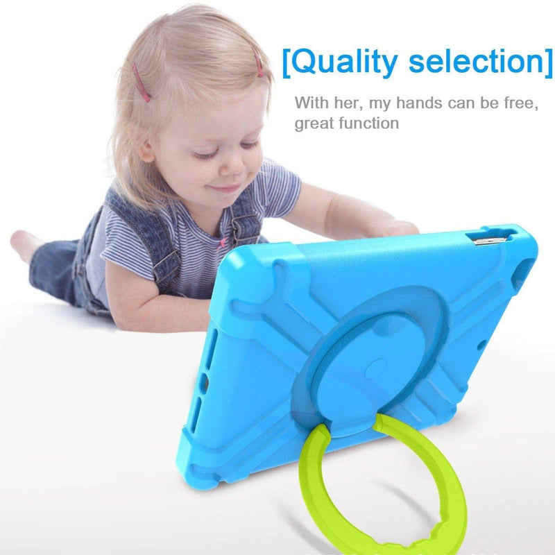 Cargue la imagen en el visor de la galería, Apple iPad 7th 8th 9th 10.2&quot; EVA Kid Friendly Heavy Duty Case with Handle Stand Ring - Polar Tech Australia
