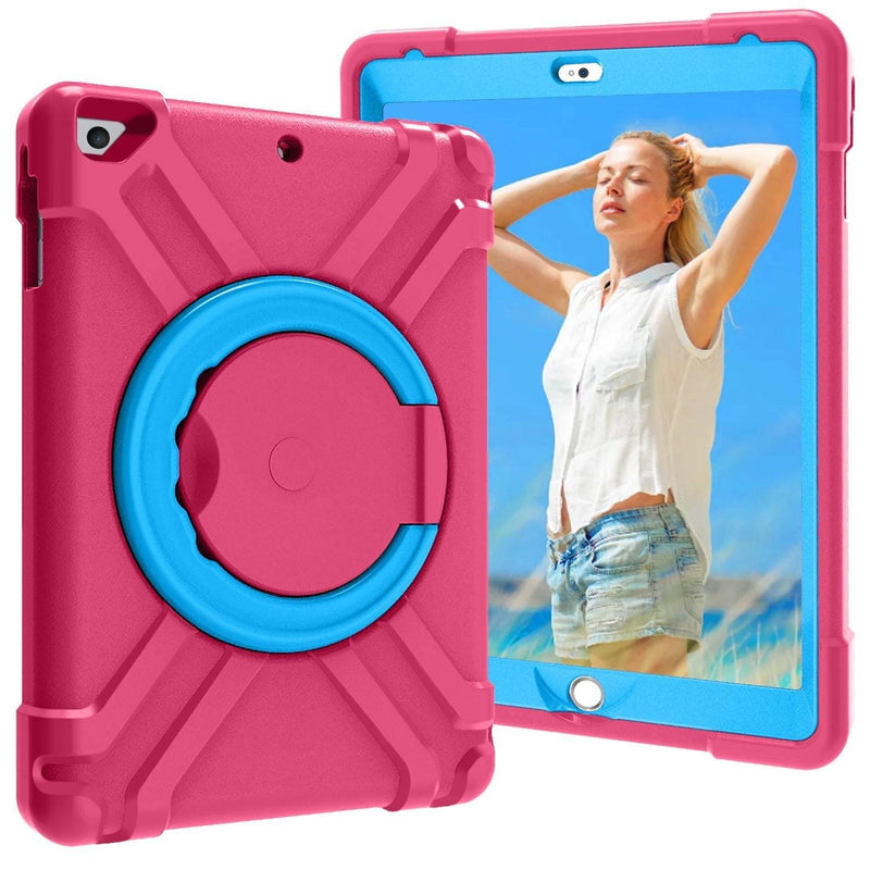 Cargue la imagen en el visor de la galería, Apple iPad 7th 8th 9th 10.2&quot; EVA Kid Friendly Heavy Duty Case with Handle Stand Ring - Polar Tech Australia
