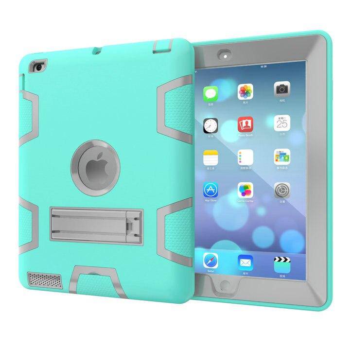 Load image into Gallery viewer, Apple iPad Mini 4/5 Defender Heavy Duty Drop Proof Rugged Protective Stand Case - Polar Tech Australia
