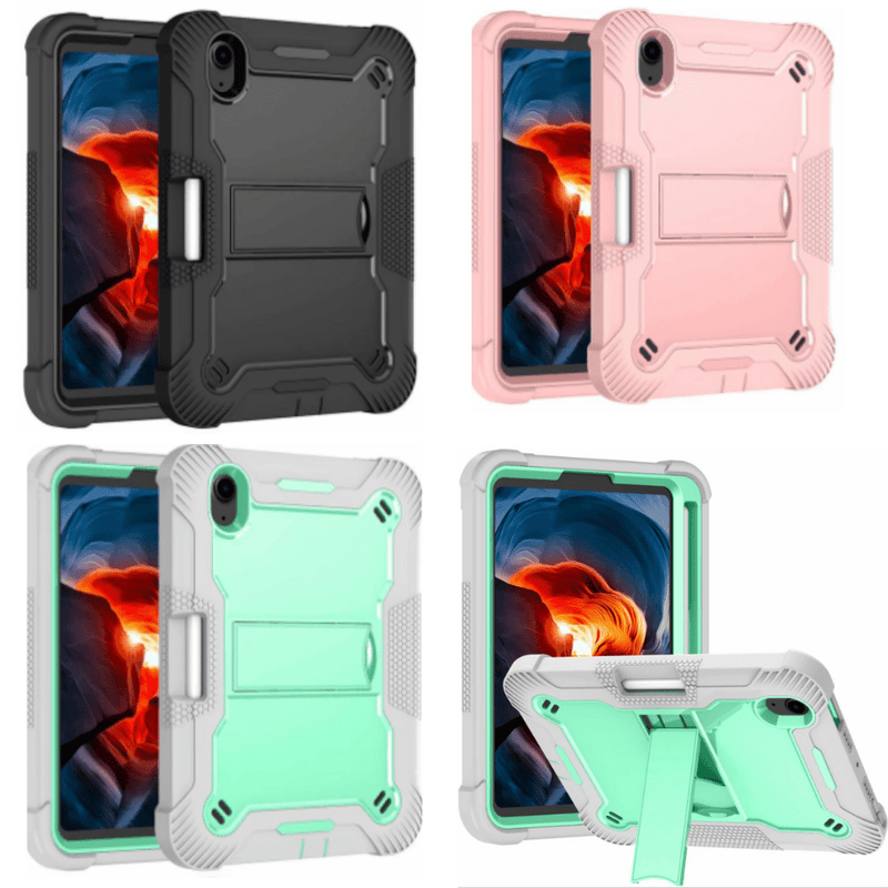 Load image into Gallery viewer, Apple iPad Mini 6 6th Gen Defender Heavy Duty Drop Proof Rugged Protective Stand Case - Polar Tech Australia
