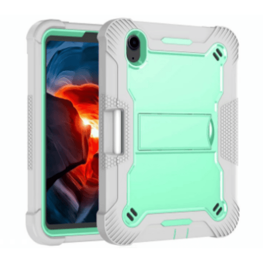 Apple iPad Mini 6 6th Gen Defender Heavy Duty Drop Proof Rugged Protective Stand Case - Polar Tech Australia