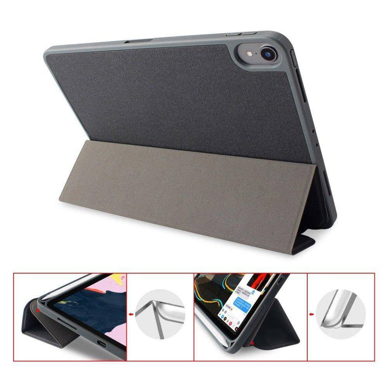 Load image into Gallery viewer, Apple iPad Mutural Smart Stand PU Leather Business Style Case - Polar Tech Australia
