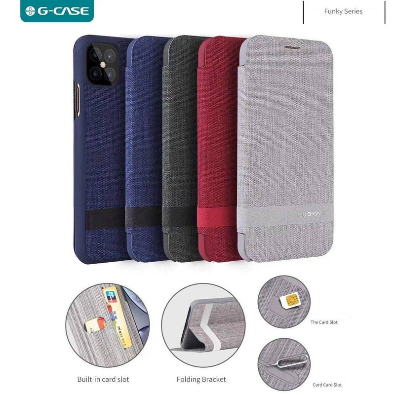 Load image into Gallery viewer, Apple iPhone 11/Pro/Max G-Case [Funky Series] Premium Quality Nylon Flip Wallet Case - Polar Tech Australia
