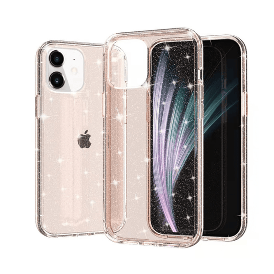 Apple iPhone 11/Pro/Max Ultimake Glitter Star Flash Clear Transparent Case - Polar Tech Australia