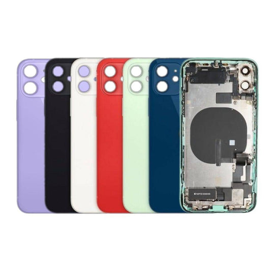 Apple iPhone 12 Mini Back Glass Housing Frame (With Built-in Parts) - Polar Tech Australia