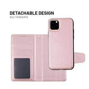 Cargue la imagen en el visor de la galería, Apple iPhone 13/Mini/Pro/Max Hanman 2 in 1 Magnetic Detachable Flip Wallet Leather Case - Polar Tech Australia
