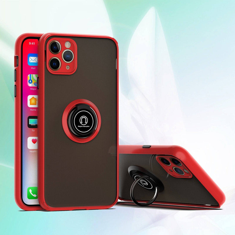 Load image into Gallery viewer, Apple iPhone X/XR/XS/Max TPU Magnet Ring Holder Case - Polar Tech Australia
