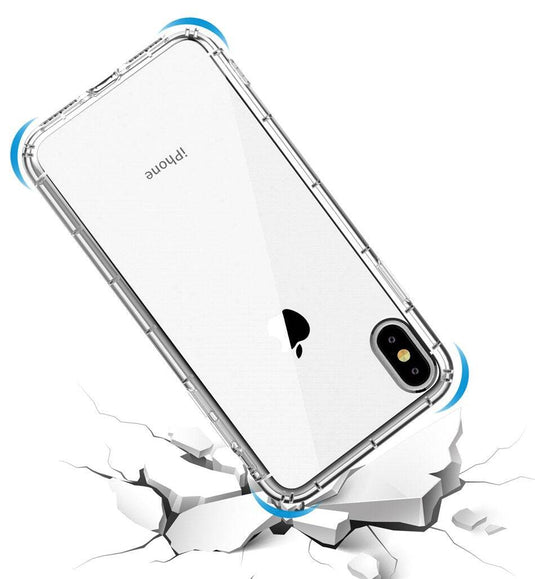 Apple iPhone X/XS/XR/XS Max AirPillow Cushion Ultra-Thin Crystal clear soft TPU Case - Polar Tech Australia