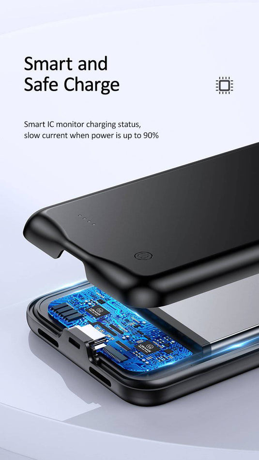 Apple iPhone X/Xs/Xs max USAMS Smart Built-in Battery Case - Polar Tech Australia