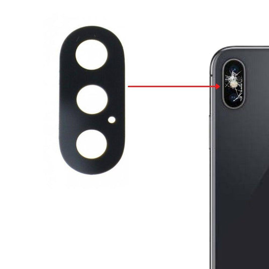 Apple iPhone XS Back Rear Main Camera Glass Lens With Adhesive - Polar Tech Australia