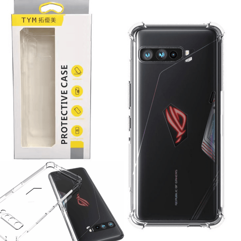 Load image into Gallery viewer, ASUS Rog Phone 5 Clear Shock Absorbing Transparent Heavy Duty Protective Case - Polar Tech Australia
