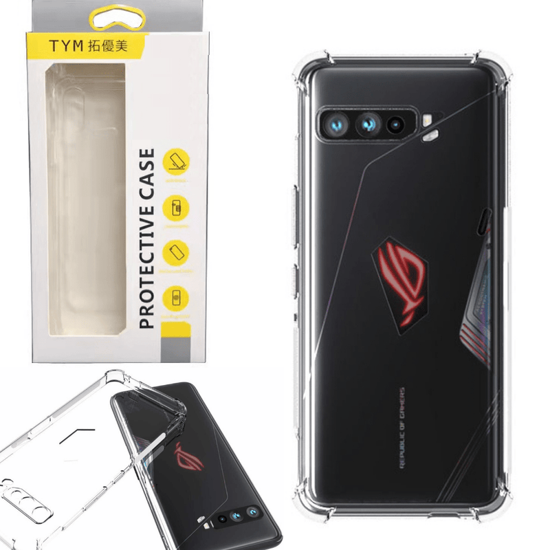 Chargez l&#39;image dans la visionneuse de la galerie, ASUS Rog Phone 5 Clear Shock Absorbing Transparent Heavy Duty Protective Case - Polar Tech Australia
