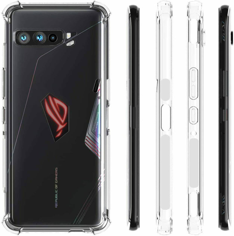 Load image into Gallery viewer, ASUS Rog Phone 5 Clear Shock Absorbing Transparent Heavy Duty Protective Case - Polar Tech Australia
