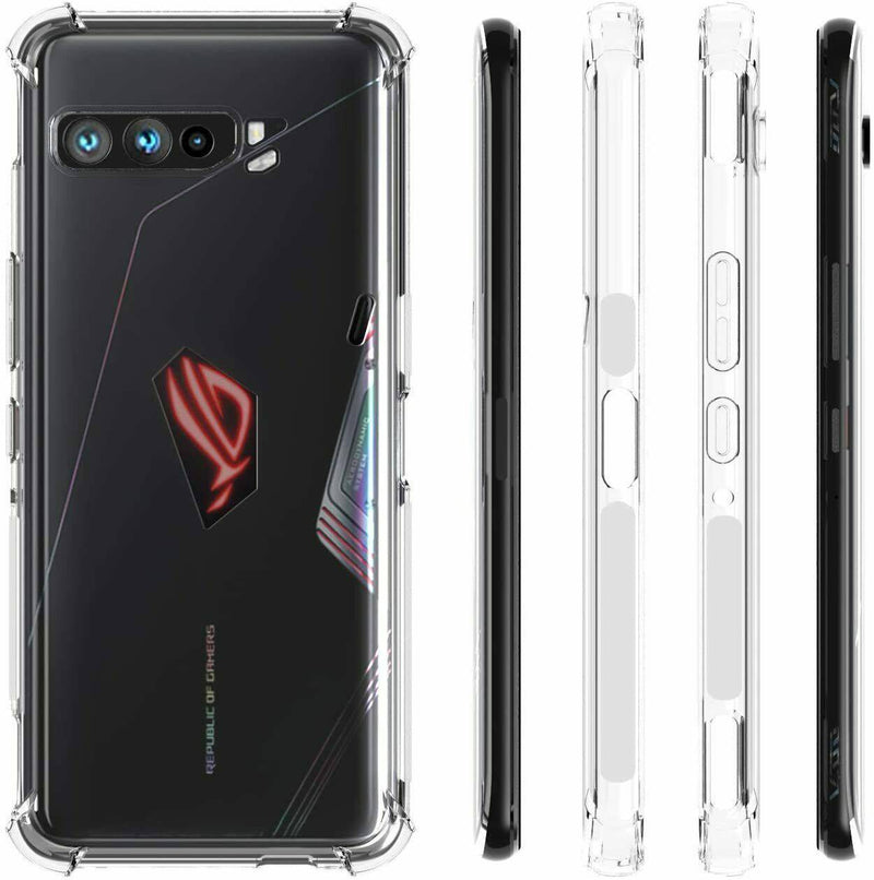 Chargez l&#39;image dans la visionneuse de la galerie, ASUS Rog Phone 5 Clear Shock Absorbing Transparent Heavy Duty Protective Case - Polar Tech Australia

